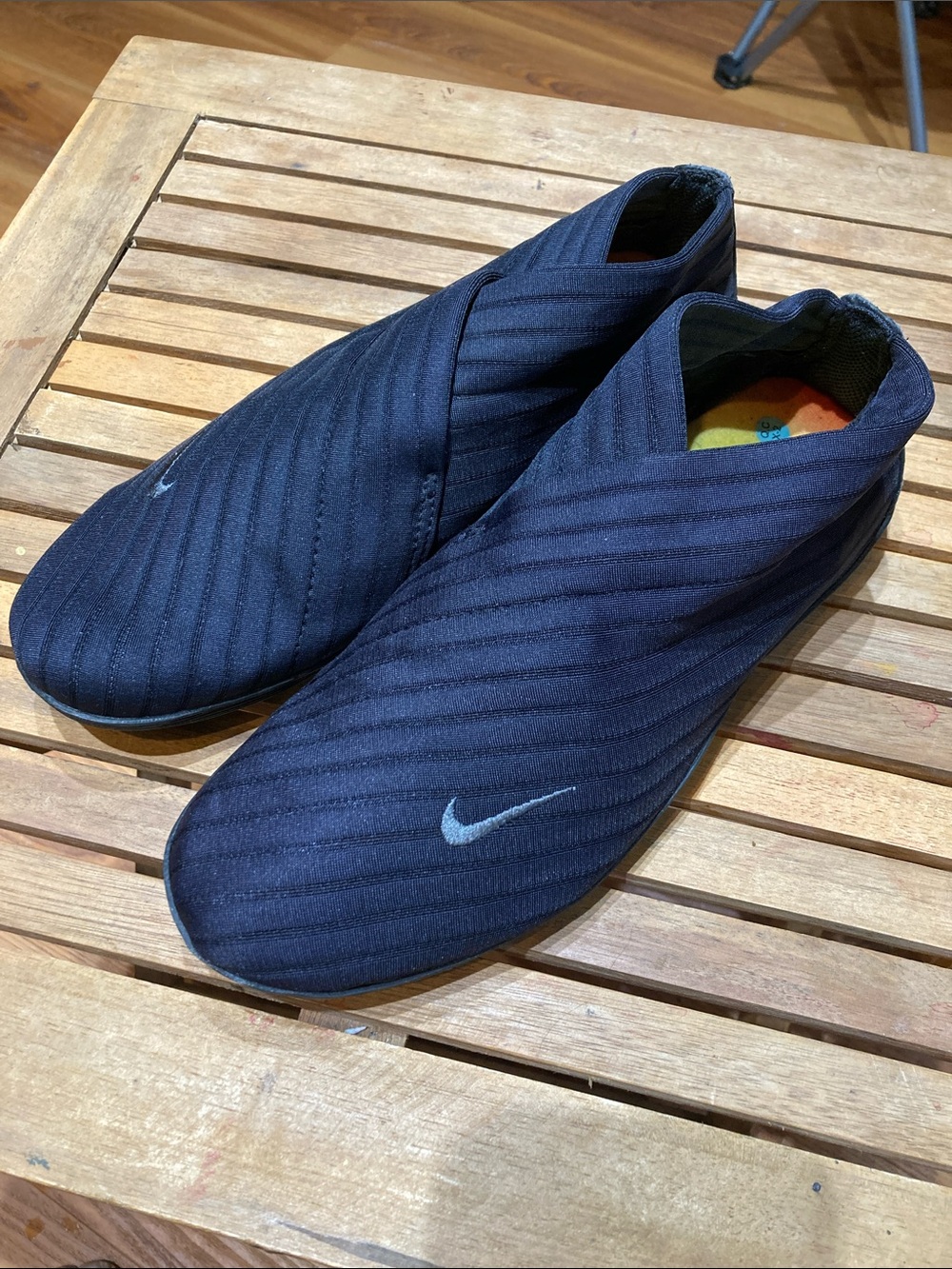 Nike Kyoto Slip On Shoes Womens Size 7.5 Black Dance Yoga Sneakers 304822-001